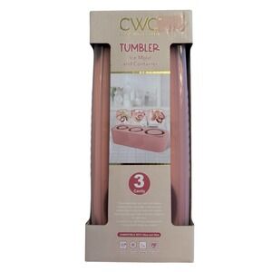 Cook With Color Tumbler Ice Mold and Container Dusty Pink Mauve SNTICEWA3 NEW